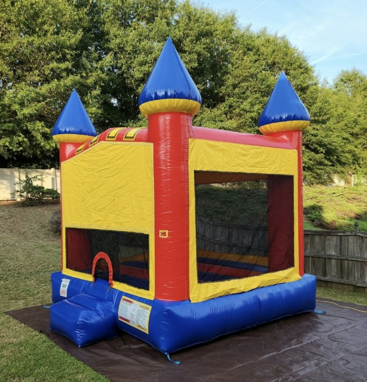 FunHouse Multi-color Bounce Castle